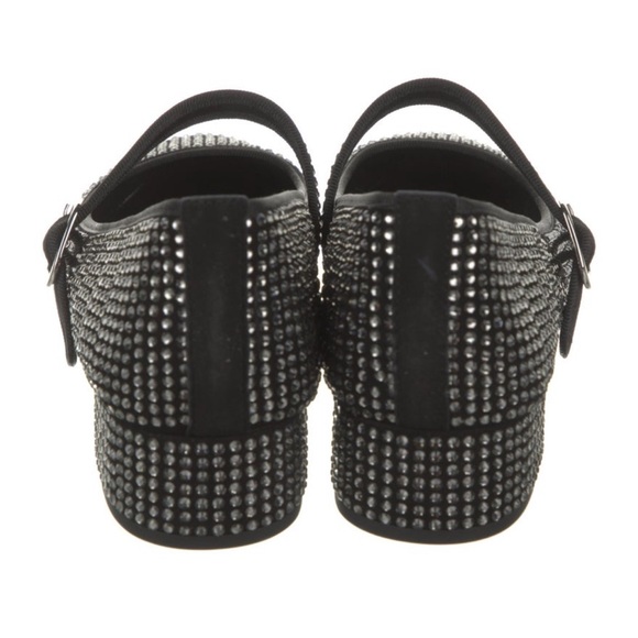 Veronica Beard Cade Crystal Studded Embellished Mary Jane Ballerina Pumps Sz 10 - Picture 4 of 10